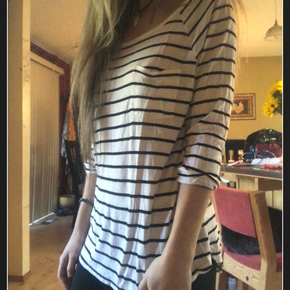 Striped Pocket Tee (M)